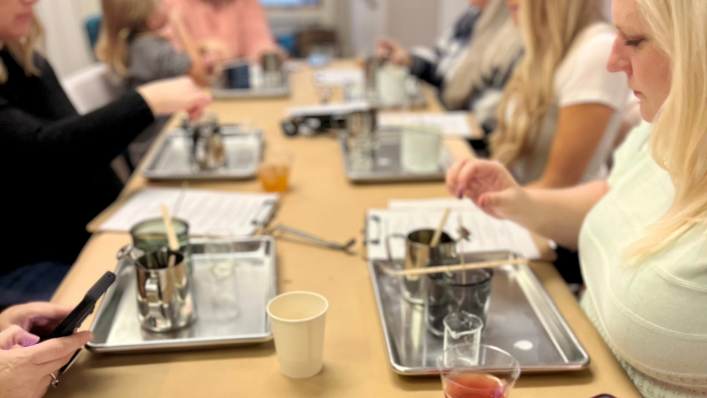 Fall Candle Making + Mimosas Workshop
