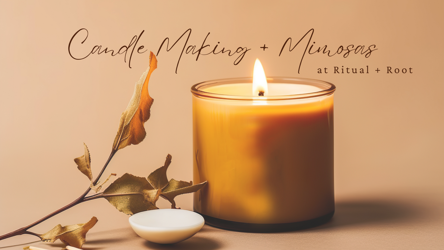 Fall Candle Making + Mimosas Workshop